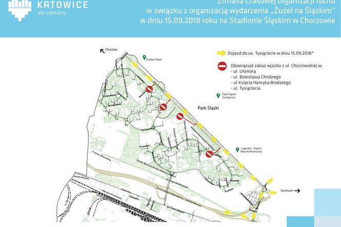 Zmiany w organizacji ruchu dla mieszkańców osiedla Tysiąclecie w dniu 15 września 2018 roku