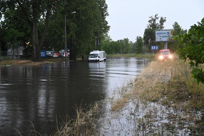 Szczecin zalany po burzy, 1.07.2022