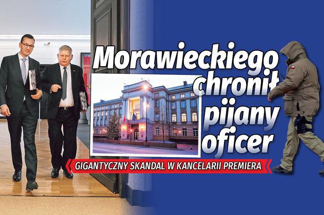 Premiera Morawieckiego chronił pijany oficer