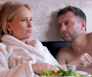 M jak miłość odc. 1870. Dorota (Iwona Rejzner), Bartek (Arkadiusz Smoleński)