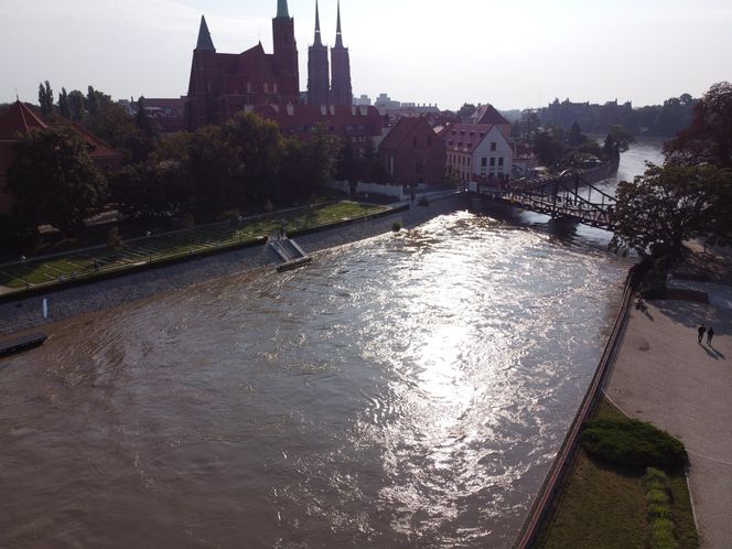 Sytuacja na Odrze we Wrocławiu