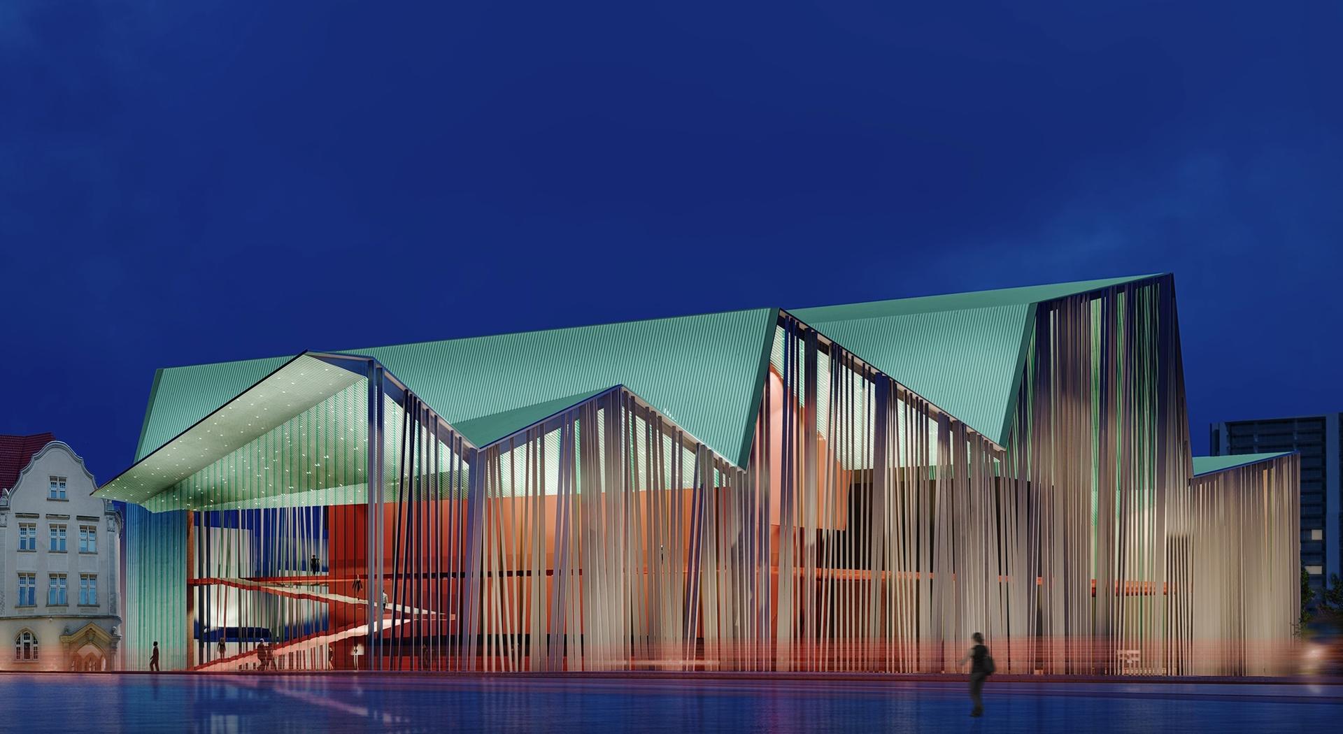 Teatr Muzyczny w Poznaniu według Atelier Loegler