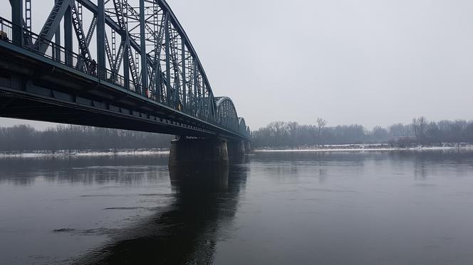 Most im. Józefa Piłsudskiego - to stąd skoczył mężczyzna