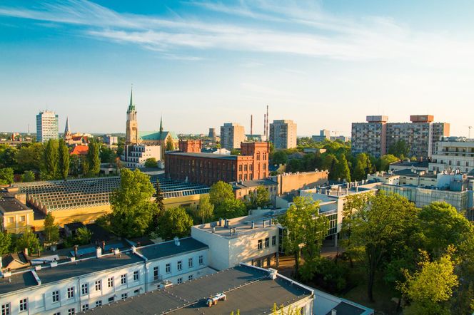 Łódź, widok na miasto