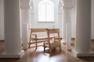 Dostępne ławki kościelne - dyplom licencjacki, proj. Magdalena Barańska