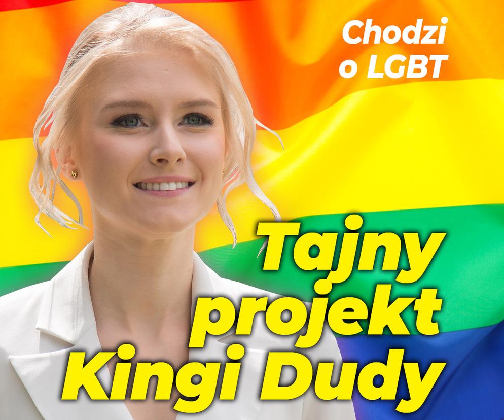 Kinga Duda prowadziła tajny projekt związany z LGBT?