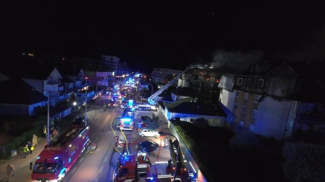 Policjanci pokazali jak wygląda wnętrze spalonego budynku w Ząbkach. Wstrząsające obrazki