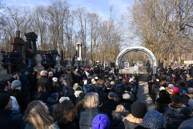 Pogrzeb Mariana Turskiego na Cmentarzu Żydowskim w Warszawie