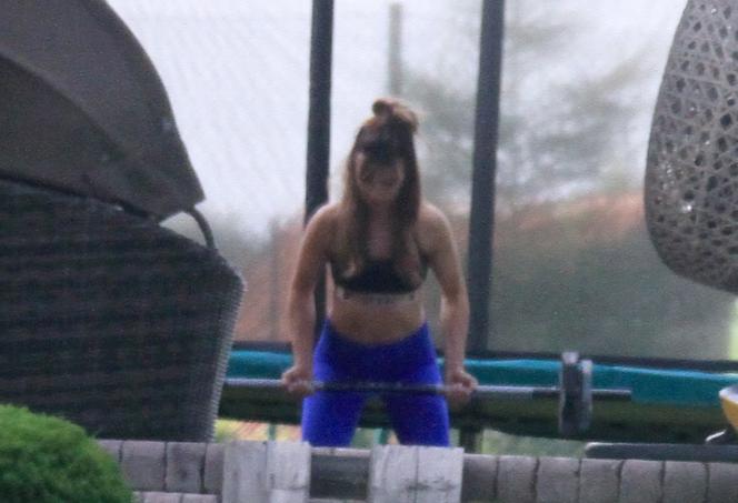 Anna Lewandowska trenuje na Mazurach