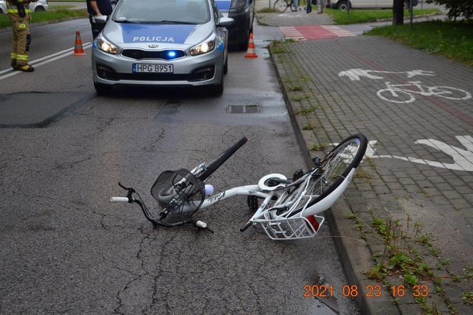 Potrącenie rowerzystki w Tarnowie