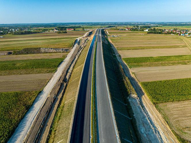 Obwodnica Łomży - plac budowy w sierpniu 2024