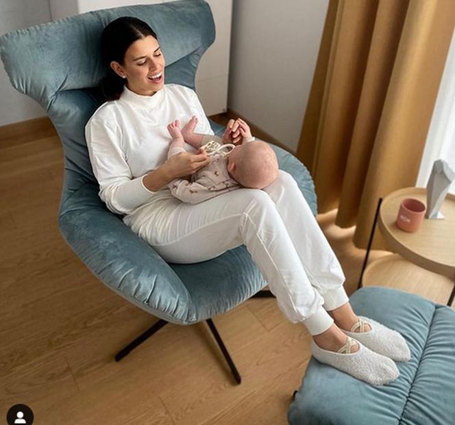 Monika Mazur (Martyna z Na sygnale) na Instagramie z synem Leosiem