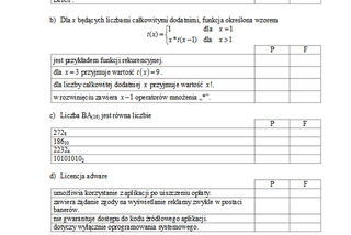 Matura 2013, informatyka poziom rozszerzony