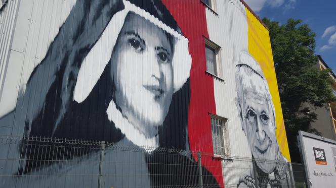 Nowy mural na budynku szpitala Jana Pawła II. Jak Wam się podoba? [ZDJĘCIA]