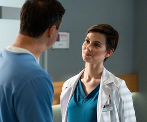 Na dobre i na złe odc. 956. Blanka (Pola Gonciarz), Krzysztof Radwan (Mateusz Damięcki)