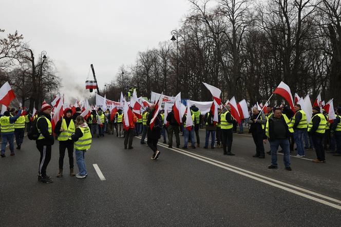  Protest rolników w Warszawie 6.03.2024