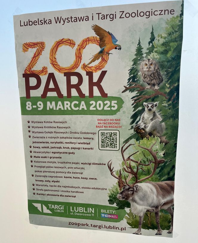 Wystawa i Targi Zoologiczne ZOOPark w Lublinie. Do zobaczenia było wiele pięknych zwierząt