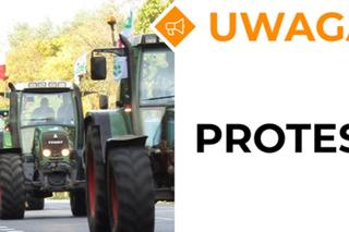 Lubelskie - dwugodzinny protest rolników