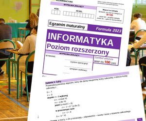 Matura 2025: INFORMATYKA odpowiedzi, rozwiązania, zadania, ARKUSZ CKE. Do ściągnięcia PDF [nowa formuła 2023, stara formuła 2015]