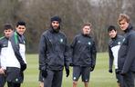 Celtic, trening przed meczem z Juventusem