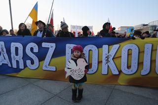 Kijów, Warszawa - wspólna sprawa!. Mieszkańcy stolicy na antywojennych protestach