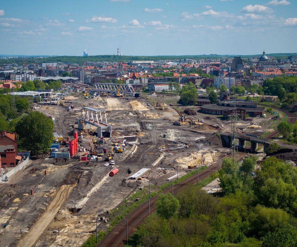 Postęp prac na węźle katowickim. Co się zmieniło?