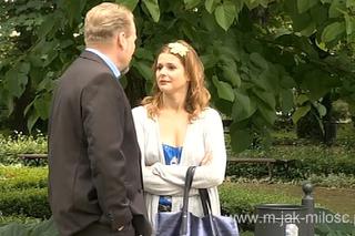M jak miłość. Janek (Jacek Lenartowicz), Olga (Marta Ścisłowicz)