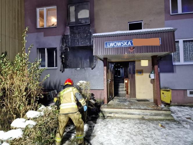 Nowy Sącz. Tragiczny pożar mieszkania. Jedna osoba nie zdążyła uciec