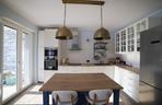 Kuchnia w stylu farmhouse