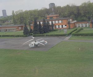 Budynek projektu Tadeusza Michejdy - lotnisko Muchowiec