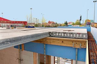 Strop z płyt kanałowych