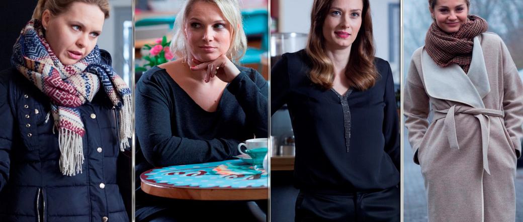 Przyjaciółki 7 sezon, Inga (Małgorzata Socha), Anka (Magdalena Stużyńska), Patrycja (Joanna Liszowska), Zuza (Anita Sokołowska)