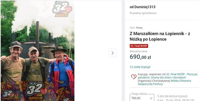 Najciekawsze licytacje 32. WOŚP na Podkarpaciu