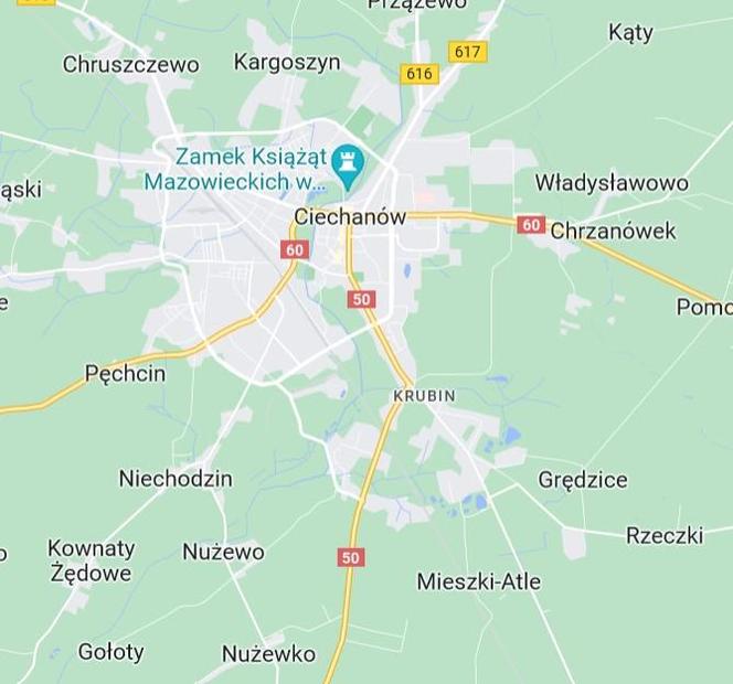 9. miejsce: Ciechanów - 32,8 km² powierzchni