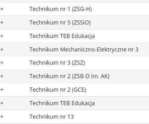 Ranking techników 2023 ŚLĄSKIE wg Perspektywy