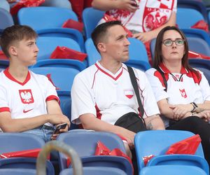 Kibice na meczu Polska - Mołdawia