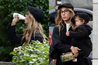 Synek Idy Nowakowskiej wystrojony jak ta lala. Paryski szyk na polskiej ulicy. Mamy zdjęcia