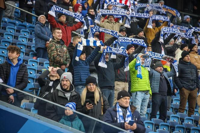  Tak bawili się kibice na meczu Lech Poznań - Piast Gliwice