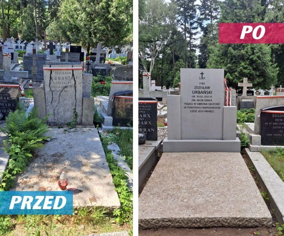 Warszawa. Groby uczestników Powstania Warszawskiego - Zdzisław Urbański