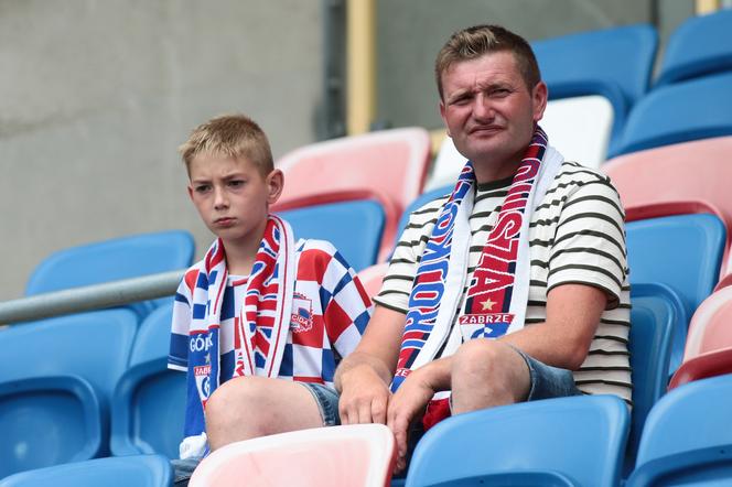 Górnik Zabrze vs Radomiak Radom. Kibice nie kryli niezadowolenia [ZDJĘCIA]