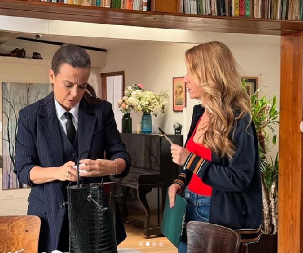 M jak miłość. Magda (Anna Mucha), Viola (Magdalena Waligórska)