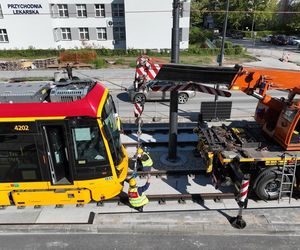 Pierwszy w historii tramwaj pojechał na Stegny