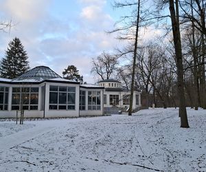 Nałęczów - Park Zdrojowy zimą