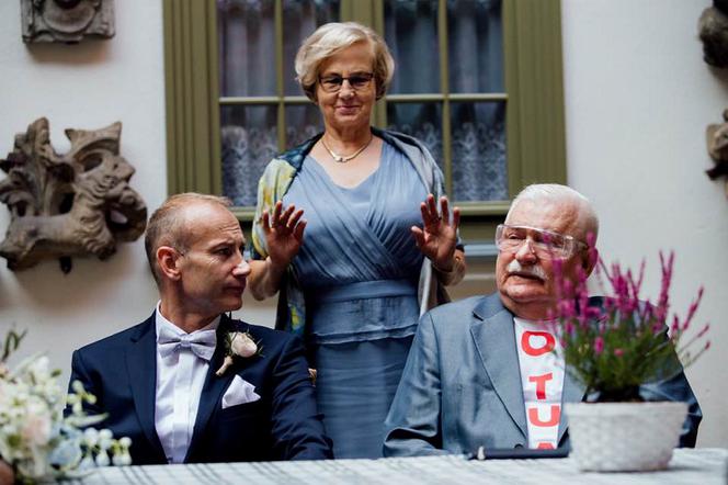 Lech Artur Wałęsa, Danuta Wałęsa i Lech Wałęsa