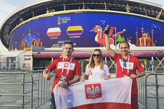 Polskie WAGs kibicują podczas meczu Polska Kolumbia