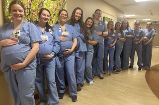 14 pielęgniarek w ciązy HSHS St. Vincent