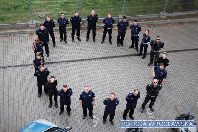 Wrocławscy policjanci pompują! Oto ich Gaszyn Challenge. Zobacz film [WIDEO]