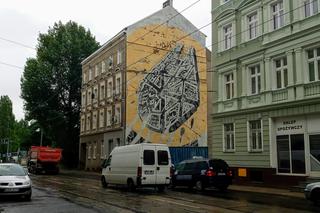 Nowy mural przy ul. Kolumba