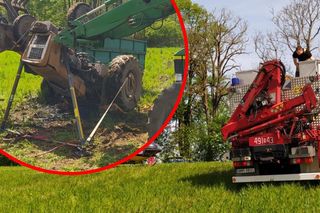 Tragiczny wypadek na polu. Nie żyje mężczyzna przygnieciony przez ciągnik