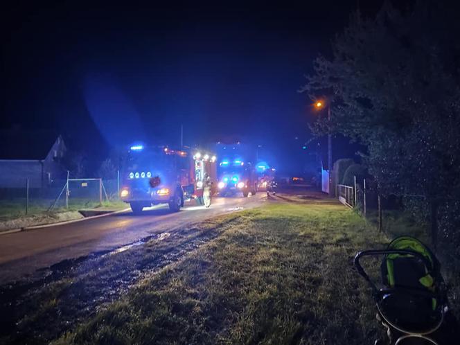 Pożar w Kłobuczynie na Dolnym Śląsku